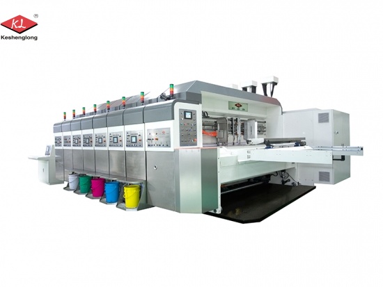 Automatic High Speed Corrugated Carton 4 Color Flexographic Printing Machine