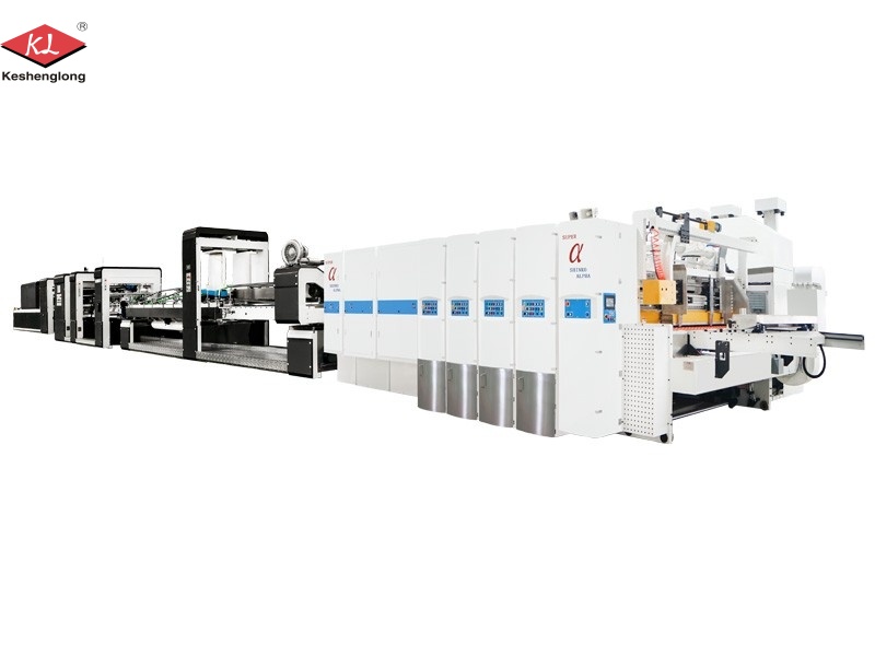 Inline Folder Gluer and Stitcher with Shinko machine