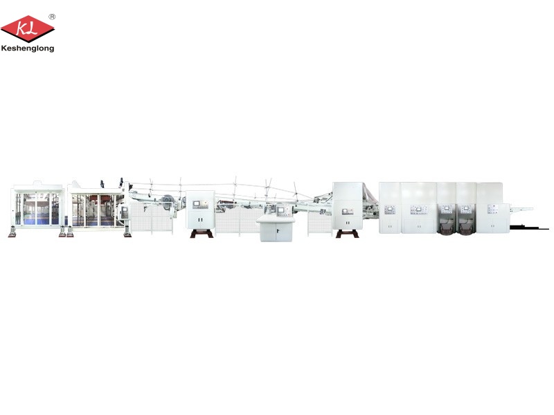 Folder Gluer and Counter Ejector for Jumbo Machine