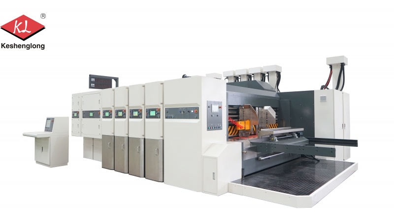 Vaccum Transfer Top Printing Down Folding Machine