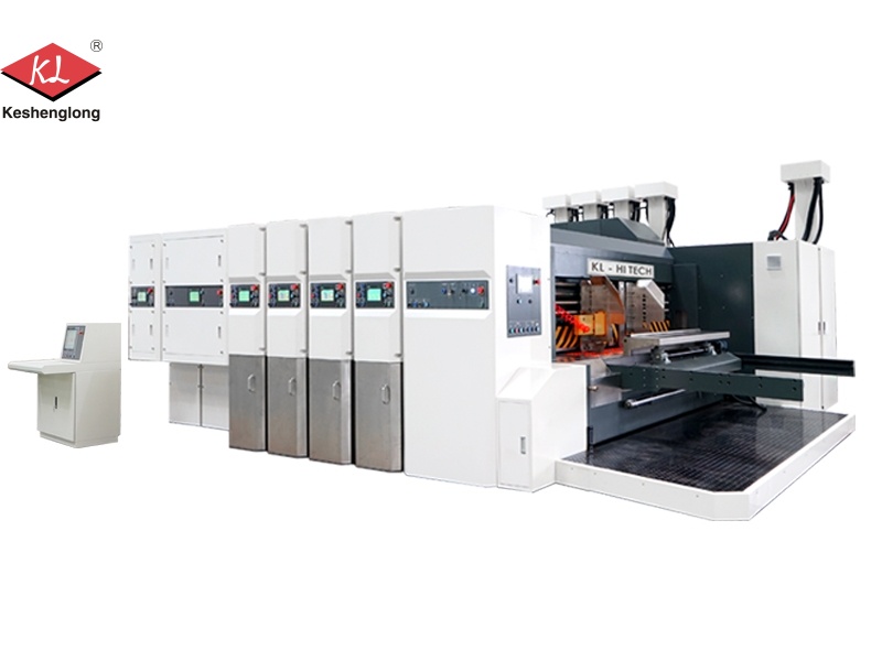 Vacuum Transfer Flexo Printer Slotter Die-cutter Machine