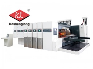 Vacuum Transfer Flexo Printer Slotter Die-cutter Machine