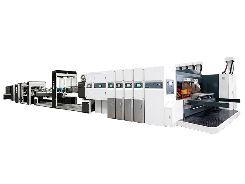 Bottom Printing Up Folding with Stitching Machine