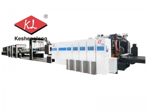 Inline Folder Gluer and Stitcher with Shinko machine